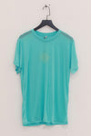 BASERANGE Classic Bamboo Fiber and Cotton Slim Fit T-shirt Series Collection Round Neck Bottoming Shirt France BAS-TOCT-BL-SP25-CHARLES TURQUOISE